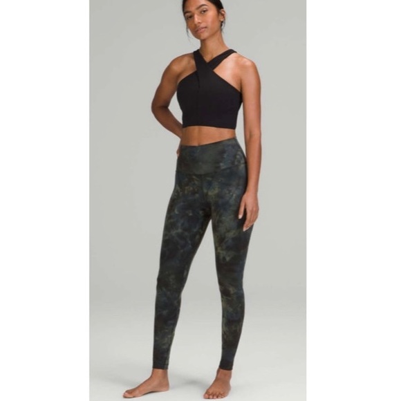 Lululemon Align 28” Diamond Dye Graphite Grey Bronze Green - Picture 7 of 9